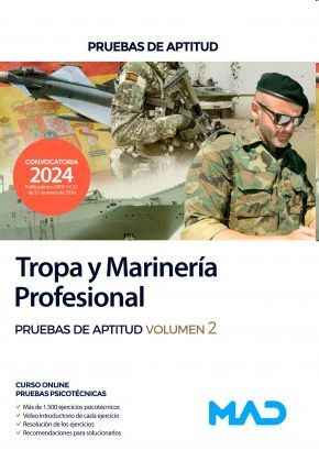 Tropa y Marinería Profesional (Pruebas de Aptitud 2) del Ministerio de Defensa