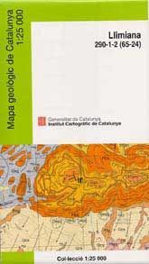 LLIMIANA 290-1-2 (65-24): MAPA GEOLÒGIC DE CATALUNYA