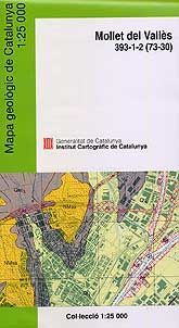 MOLLET DEL VALLÈS 393-1-2 (73-30): MAPA GEOLÒGIC DE CATALUNYA