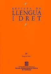 REVISTA DE LLENGUA I DRET, NÚM. 50 (NOVEMBRE, 2009)