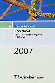 NOMENCAT, 2007: NOMENCLÀTOR D'ENTITATS DE POBLACIÓ DE CATALUNYA