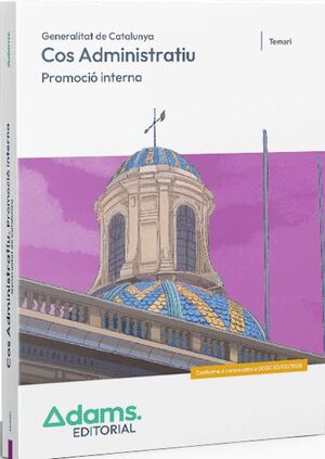 Cos Administratiu. Promoció interna. Generalitat de Catalunya. Temari