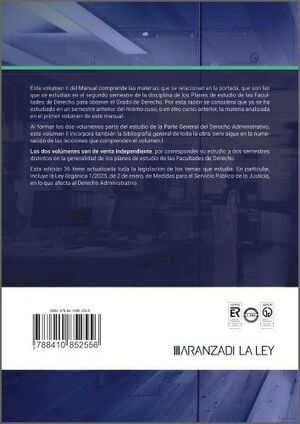 Manual de Derecho Administrativo. Parte general II: La actividad de la Administración....
