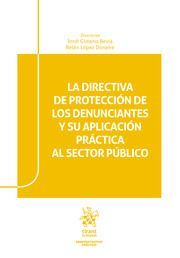 La directiva de protección de los denunciantes y su aplicación práctica al sector público