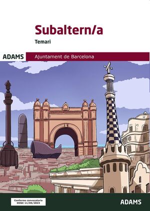Subaltern/a Ajuntament de Barcelona. Temari