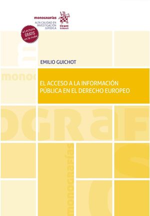El acceso a la información pública en el Derecho Europeo
