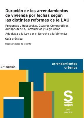 Duración de los arrendamientos de vivienda por fechas según las distintas reformas de la LAU