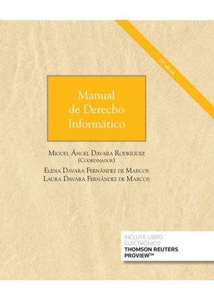MANUAL DE DERECHO INFORMÁTICO (PAPEL + E-BOOK)