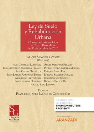 Ley de Suelo y Rehabilitación Urbana (Papel + e-book)