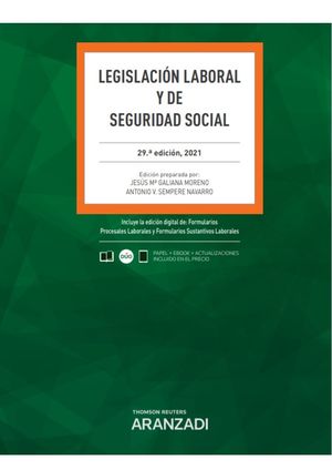 LEGISLACIÓN LABORAL Y DE SEGURIDAD SOCIAL (PAPEL + E-BOOK)
