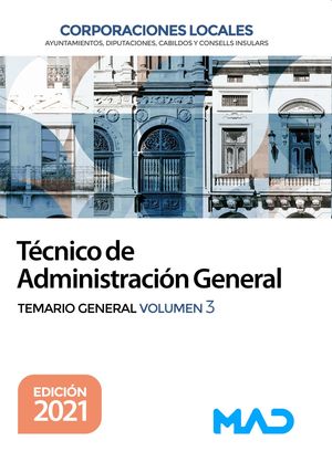TÉCNICO DE ADMINISTRACIÓN GENERAL (T3) DE CORPORACIONES LOCALES