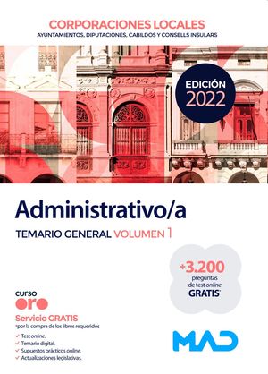 Administrativo/a de Corporaciones Locales (T1)