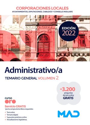 Administrativo/a de Corp. Locales (T2)