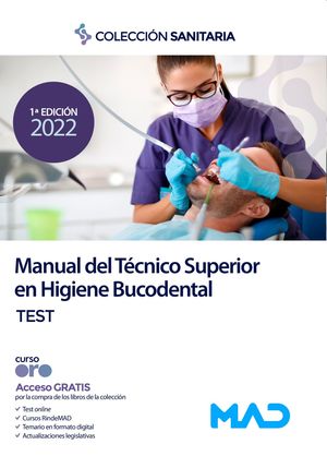 Manual del Técnico/a Superior en Higiene Bucodental (Test)