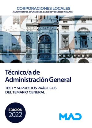Técnico/a (Test) de Administración General de Corporaciones Locales