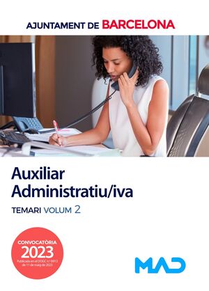 Auxiliar Administratiu/iva (T2) Ajuntament de Barcelona
