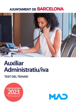 Auxiliar Administratiu/iva (Test). Ajuntament de Barcelona
