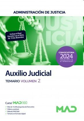 Cuerpo de Auxilio Judicial (T2) de la Administración de Justicia