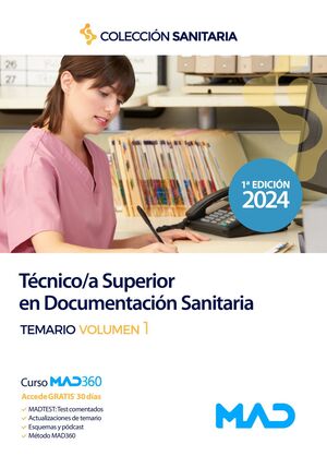 Manual del Técnico/a Superior (T1) en Documentación Sanitaria