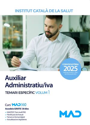Auxiliar Administratiu/iva (T1) de l'Institut Català de la Salut (ICS)