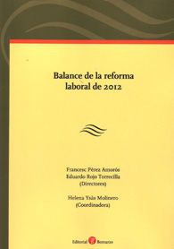 BALANCE DE LA REFORMA LABORAL DE 2012