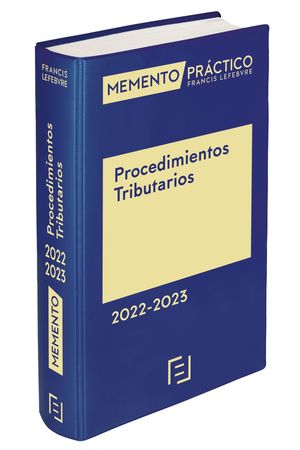 MEMENTO PROCEDIMIENTOS TRIBUTARIOS 2022-2023