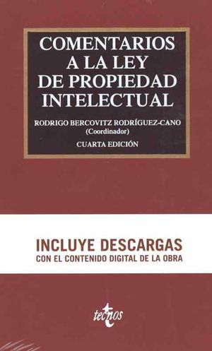 COMENTARIOS A LA LEY DE PROPIEDAD INTELECTUAL / VOLUMEN COMPLEMENTARIO