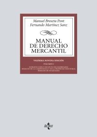 Manual de Derecho Mercantil. Vol. I