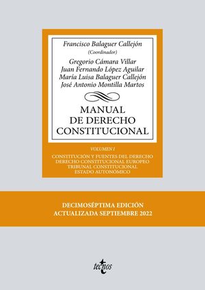 Manual de Derecho Constitucional. Vol. I