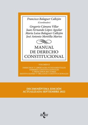 Manual de Derecho Constitucional. Vol II