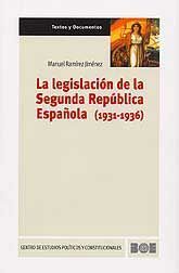 LEGISLACION DE LA SEGUNDA REPÚBLICA ESPAÑOLA, (1931-1936), LA