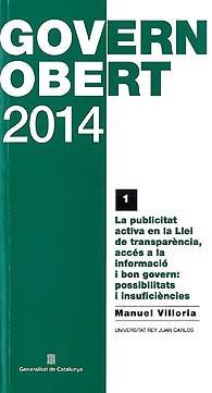 PUBLICITAT ACTIVA EN LA LLEI DE TRANSPARÈNCIA, ACCÉS A LA INFORMACIÓ I BON GOVERN, LA:...