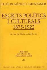 ESCRITS POLÍTICS I CULTURALS, 1875-1922