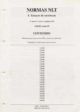 NORMAS NLT. I. ENSAYOS DE CARRETERAS (ANEJO: DICIEMBRE 98)