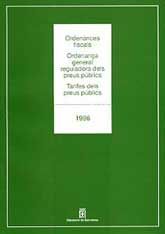 ORDENANCES FISCALS, ORDENANÇA GENERAL REGULADORA DELS PREUS PÚBLICS, TARIFES DELS PREUS PÚBLICS: 1996