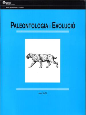 PALEONTOLOGIA I EVOLUCIÓ, NÚM. 32-33 (2001)