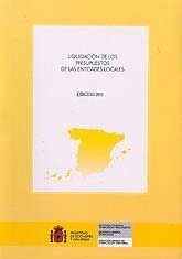 LIQUIDACIÓN DE PRESUPUESTOS DE LAS ENTIDADES LOCALES. EJERCICIO, 2001