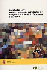 CONCLUSIONES Y RECOMENDACIONES PRINCIPALES DEL PROGRAMA NACIONAL DE REFORMAS DE ESPAÑA