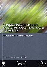 CONDICIONES GENERALES Y CLÁUSULAS CONTRACTUALES IMPUESTAS