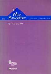 MEDI ATMOSFÈRIC, EL: CONTAMINACIÓ I METEOROLOGIA, NÚM. 112 (ABRIL-JUNY, 1994)