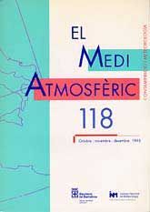 MEDI ATMOSFÈRIC, EL: CONTAMINACIÓ I METEOROLOGIA, NÚM. 118 (SETEMBRE-DESEMBRE, 1995)