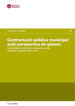 Contractació pública municipal amb perspectiva de gènere
