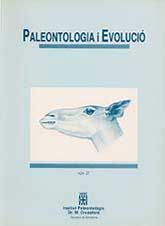 PALEONTOLOGIA I EVOLUCIÓ, NÚM. 21 (1987)