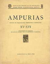 AMPURIAS: REVISTA DE ARQUEOLOGÍA, PREHISTORIA Y ETNOLOGÍA, NÚM. 15-16 (1953-1954)