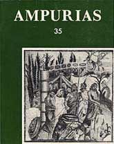 AMPURIAS: REVISTA DE ARQUEOLOGÍA, PREHISTORIA Y ETNOLOGÍA, NÚM. 35 (1973)