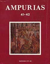 EMPÚRIES: REVISTA DE PREHISTÒRIA, ARQUEOLOGIA I ETNOLOGIA, NÚM. 41-42 (1979-1980)