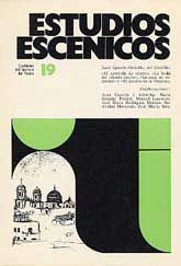 ESTUDIOS ESCÉNICOS: CUADERNOS DE INVESTIGACIÓN TEATRAL, NÚM. 19 (ABRIL, 1975)