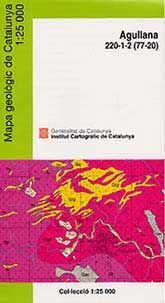 AGULLANA 220-1-2 (77-20): MAPA GEOLÒGIC DE CATALUNYA