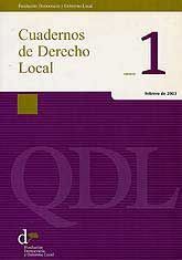 CUADERNOS DE DERECHO LOCAL, NÚM. 1, (FEBRERO, 2003)