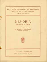 MEMORIA DEL CURSO 1927-1928
